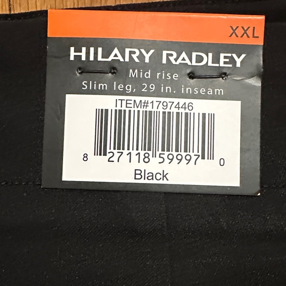 Hilary Radley Classic Black Trousers XXL - Picture 4 of 5